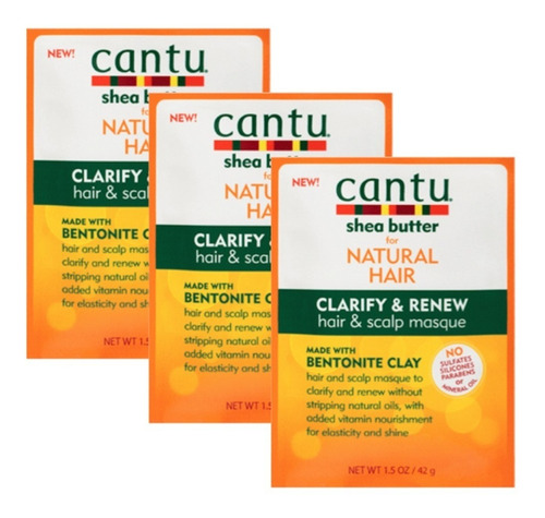 Mascarilla Para Rizos Cantu Clarify & Ren - g a $20