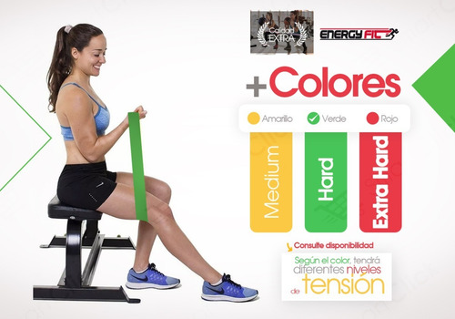 Imagen 9 de 10 de Banda Elastica Circular Hard 0.9 Ejercicio Gimnasia Fitness