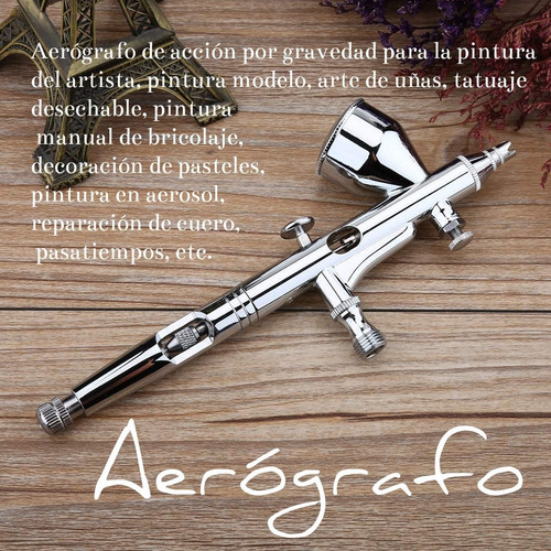 Pistola Para Aerógrafo Barbería Repostería Tatuaje Temporal