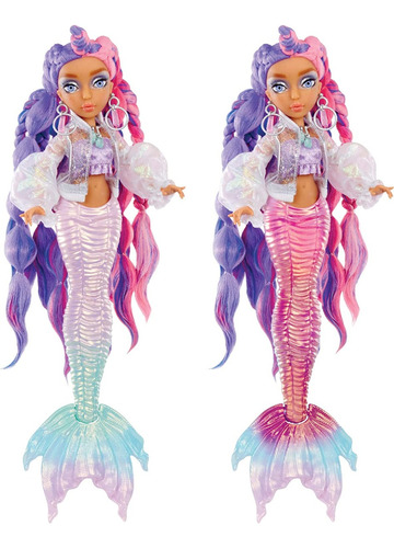Mermaze Mermaidz Muñeca Kishiko Sirena Cambia Color