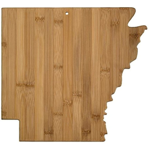 ~?totally Bamboo Arkansas State Shaped Cutting Board, Natura
