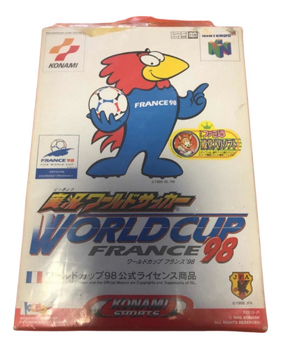 N64 World Cup 1998 France Completo Original Japonesa (Recondicionado)