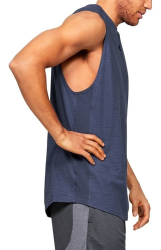 Playera Sin Mangas Under Armour Caballeros Azul 1351556-497