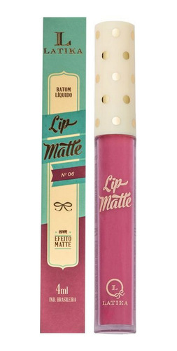 Lip Matte Latika Batom Líquido Rosa N 06