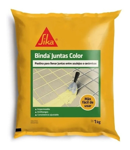 Pastina Binda Juntas Sika 17 Colores Cerámicas X 1 Kg