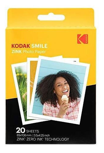 Kit De Viaje De Cámara Instantánea Kodak Smile Classic Con B