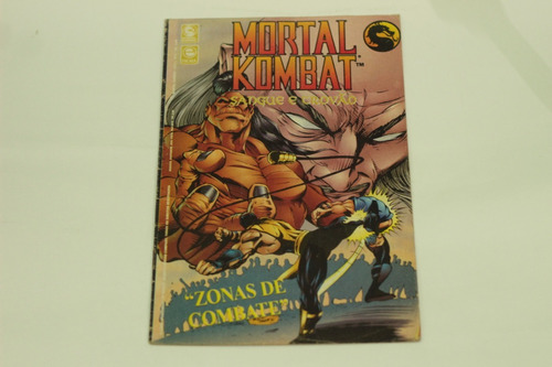 Hq Mortal Kombat Ano 1 N°4 Gibi Raro 1992 Editora Escala 