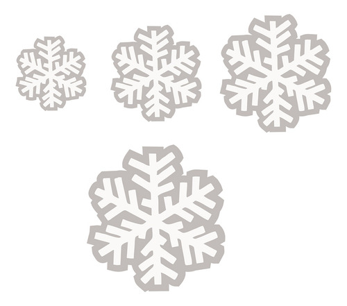 Imagen 1 de 3 de Sellos Laura Craft Set Copos De Nieve