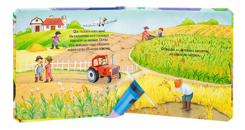 Livro-lanterna: Na Fazenda, De Brijbasi. Editora Todolivro, Capa Dura Em Português