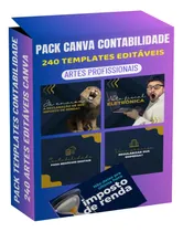 Comprar Pack 240 Artes Contabilidade Mídias Sociais Editável Canva