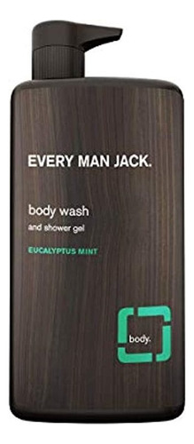 All Man Gel De Baño, Eucalipto Menta, 33