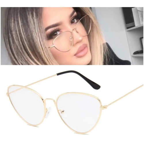 Gafas Monturas Ópticas De Dama Estilo Gatubela | MercadoLibre