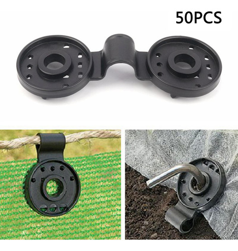 . Paquete De 50 Clips De Lona Para Carpa Abrazaderas De Lona