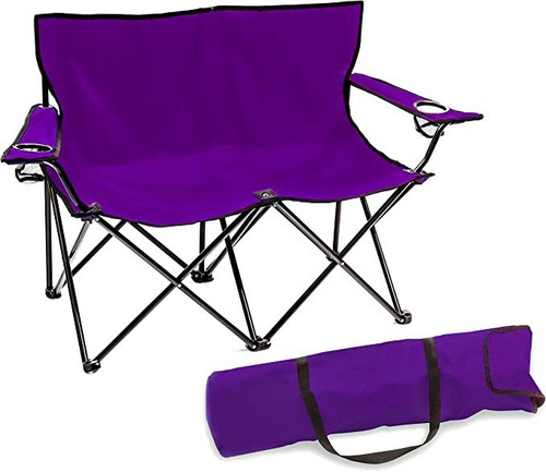 Trademark Innovations Silla De Campamento Doble Estilo Bipl.