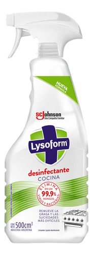 Limpiador Lysoform Antigrasa original con gatillo 500ml