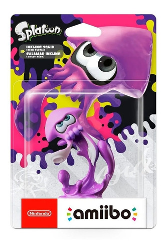 Amiibo Splatoon 3 Switch - Inkling Squid Neon Purple 