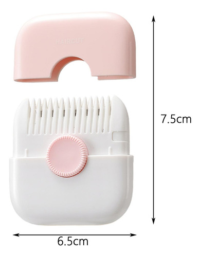 3 Mini Hair Trimmer Bangs Thinning Haircut Tool 2 En 1 Rosa