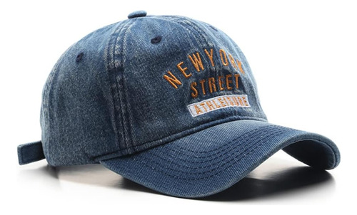 Gorra Béisbol Bordada Nueva York Gorra Mezclilla Lavada