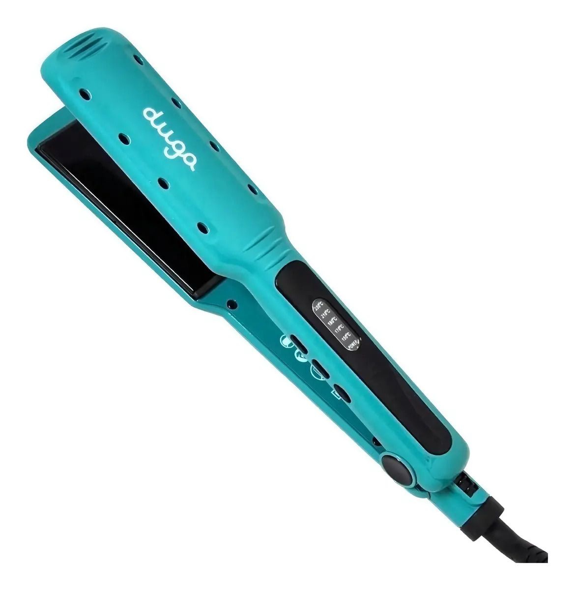 Planchita Para Cabello Humedo Y Seco Duga Profesional D207 Color Celeste