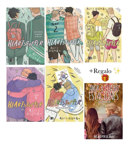 Heartstopper Saga Completa + Regalo Amor A Cuatro Estaciones