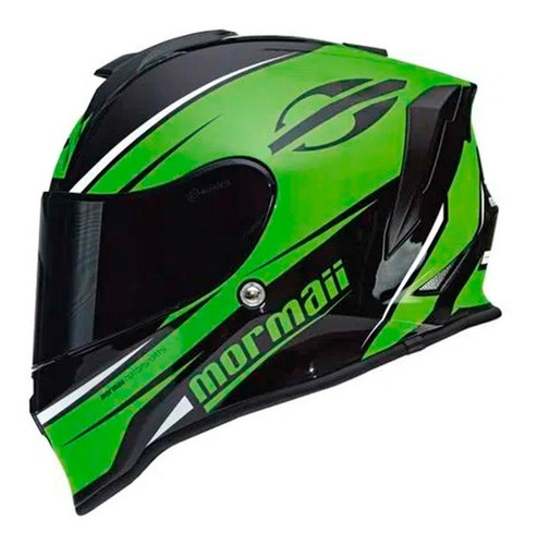 Capacete Mormaii Gmetrix Verde Brilho