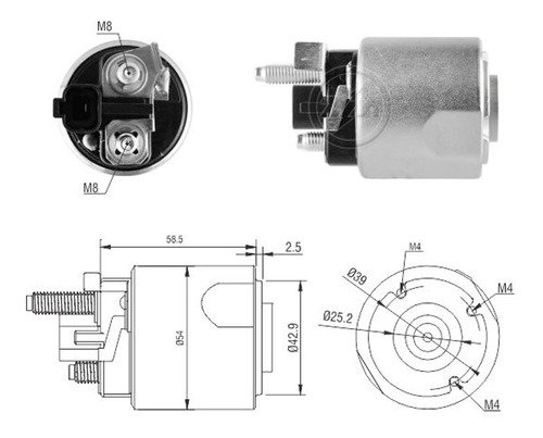 Solenoide Valeo Hyundai H1 2.5d 2008/