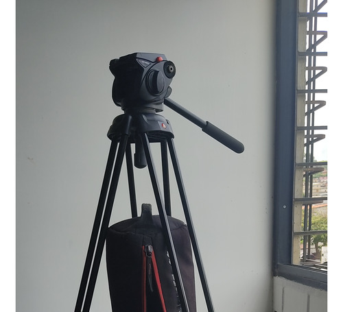 Tripode Manfrotto Con Cabezal Fluido 501hdv Y Base 546b