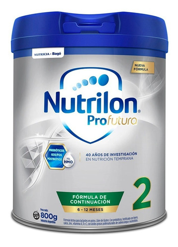 Nutrilon Profutura 2 Lata X 800g Leche En Polvo 6 A 12 Meses