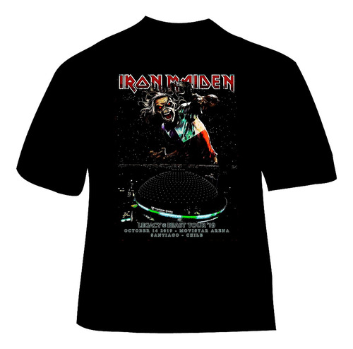 Polera Iron Maiden - Ver 072 - Live Movistar Chile