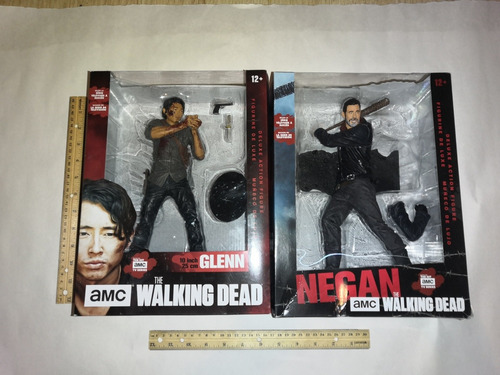 Glenn & Negan Twd  Mcfarlane Toys 25 Cms 10 Pulgadas