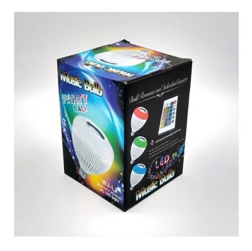 Lâmpada Music Bulb Party Ball Led C/ Controle Remoto