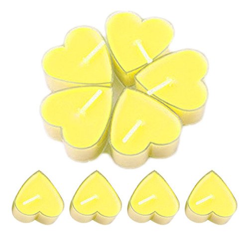 Velas De Té En De Corazón Velas De Té En De Corazón Vela Par