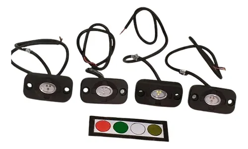 Faro Mini Led Southled Luz Roja Ambar Verde Multiples Usos!!