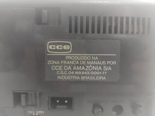 Imagem 7 de 8 de Mini Tv - Cce Tvp-6 - Com Defeito, Ler Descrição