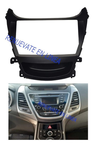 Bisel Radio 9 Pulgadas  Hyundai Elantra Año 2010-2014