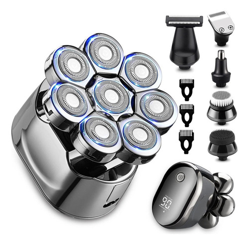 ./ Visor Led 10 Em 1 De Barbeador Multifuncional