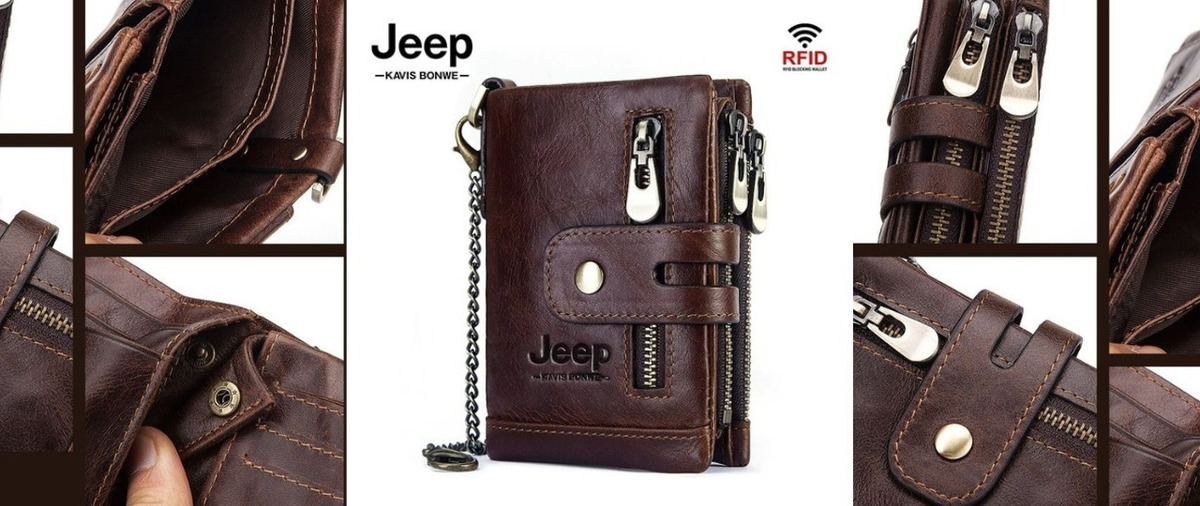 Cartera Jeep Kavis Bonwe Clasica