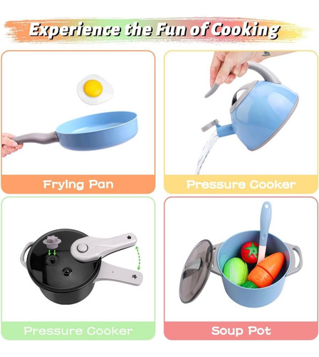 Juego De Cocina 32 Piezas/set De Juego De Cocinar /infantil