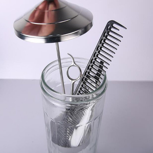 Botella De Esterilización De Vidrio Para Peine De Peluquería