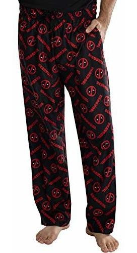 Pantalones De Pijama Con Estampado De Deadpool Logo De Marve