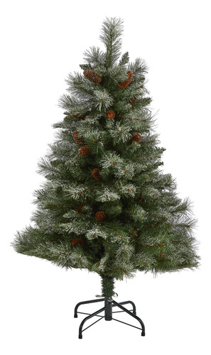 3.9 ft. Arbol De Navidad Artificial Con 237 Ramas Y Pinas De