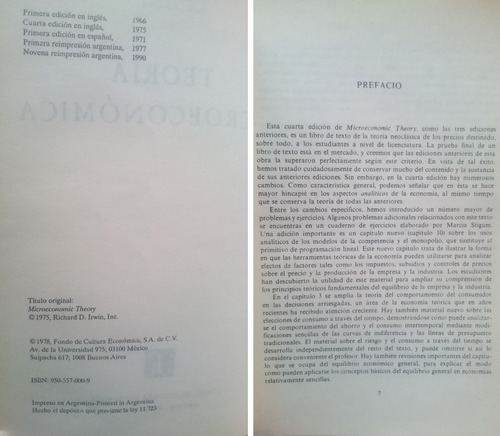 Teoria Microeconómica - C. E. Ferguson, J. P. Gould (Usado)