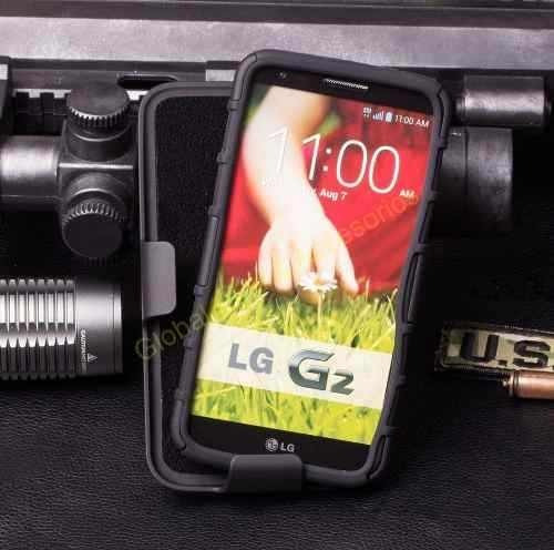 Holster Carcasa LG Optimus G2 Protector Extremo Clip Gancho
