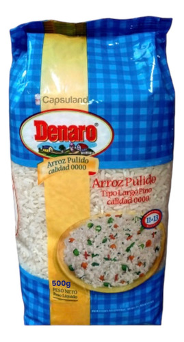 Oferta! Arroz Denaro Premium X 500g Largo Fino Tipo 0000 