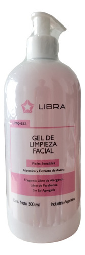 4 Gel De Limpieza Facial Piel Sensible 500gr Libra Cosmetica Momento De Aplicación Día/noche