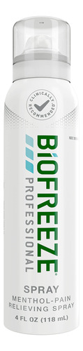 Spray Biofreeze Profesional Con Mentol Analgesico 118ml