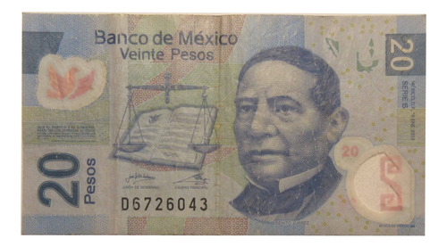 Mexico Billete 20 Pesos Año 2012 P#122