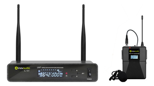 Sistema De Micrófono Inalámbrico Lavalier Inovaudio Il-101