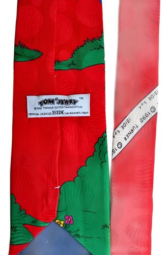 Gravata Bulldog Spike Seda Pura Tom E Jerry, Original Exclus