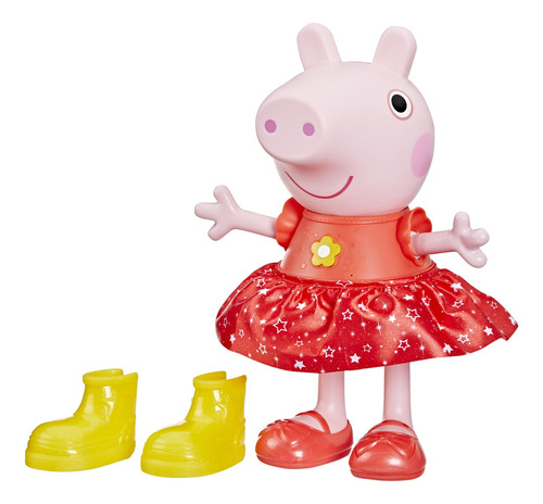 Boneca Interativa Peppa Pig Peppas Muddy Puddles Party 30 Cm